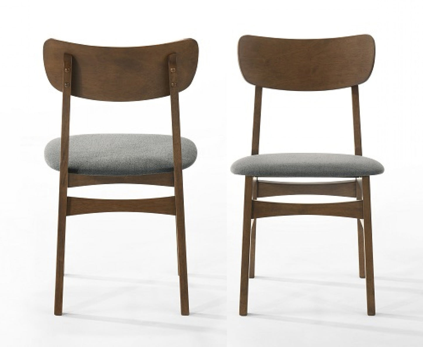 Luxor Modern Grey Dining Chair Set of 2