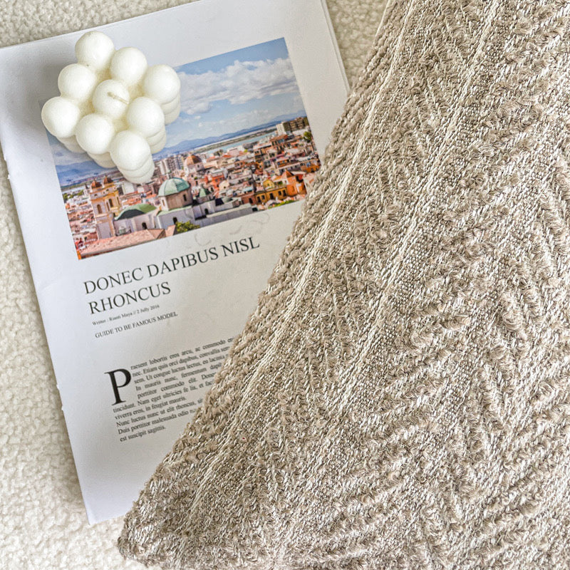 Square Wool Blend Pillow 18x18 Inch