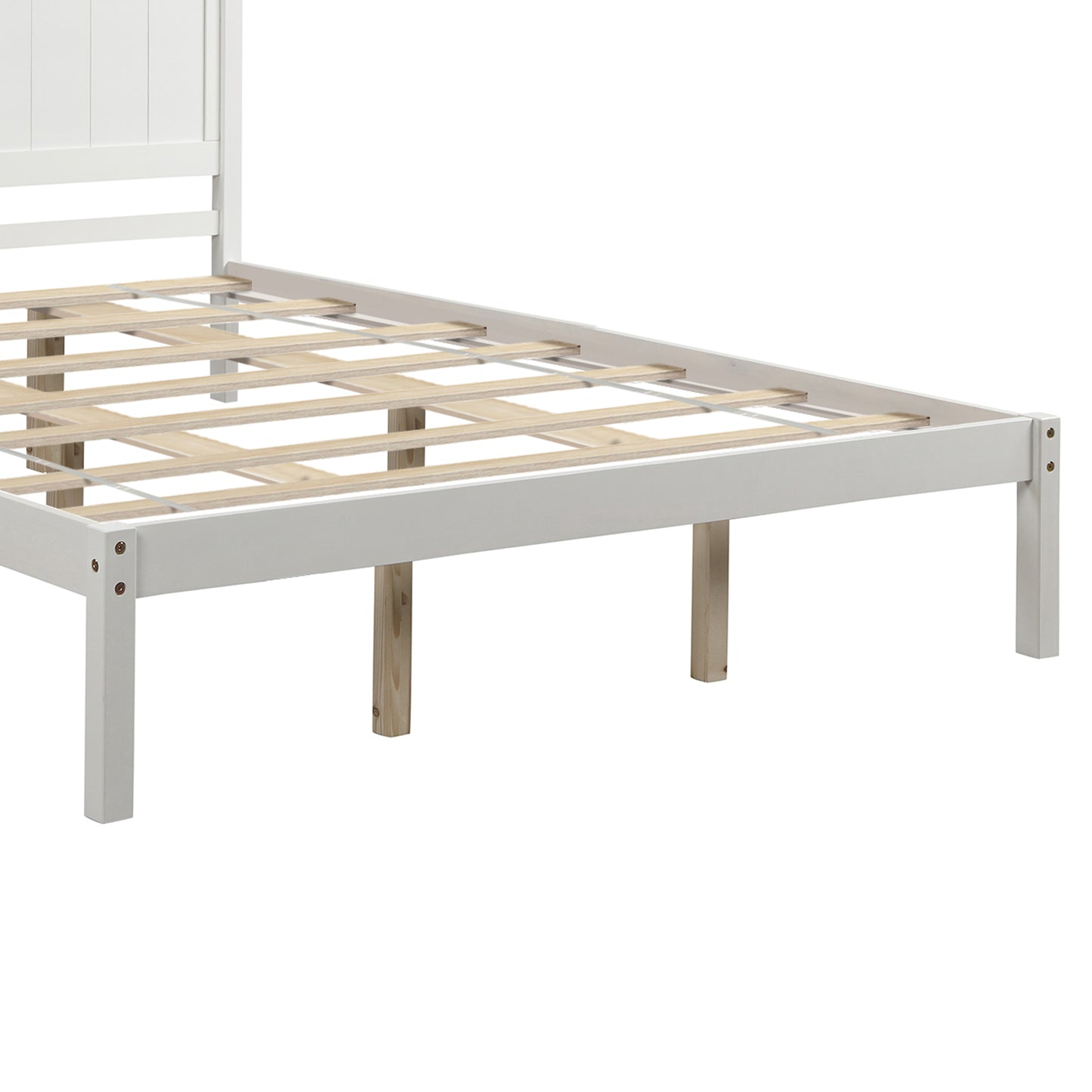 White Pine Platform Queen Bed