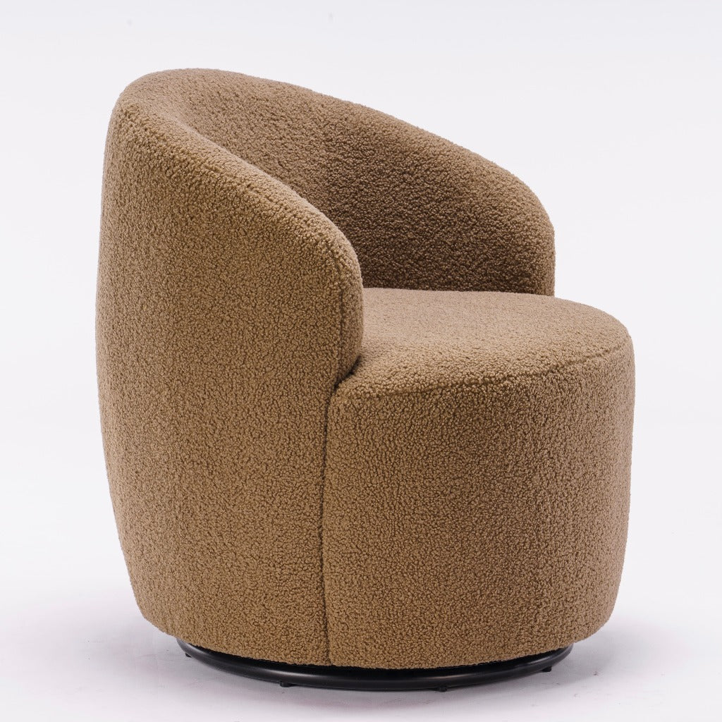 Brown Accent Swivel Chair