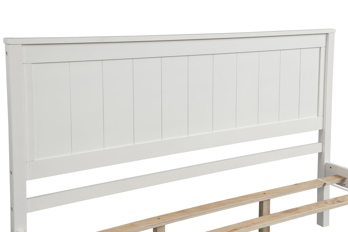White Pine Platform Queen Bed