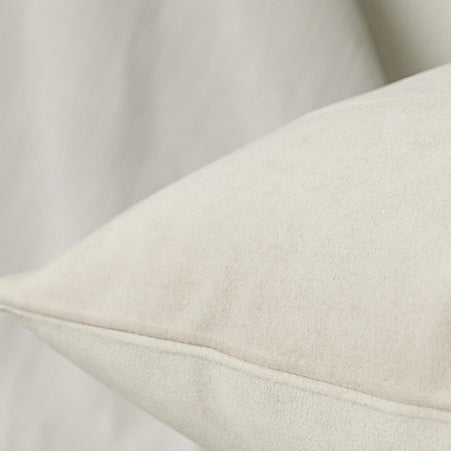 White Brushed Woven Pillow 20x20 Inch