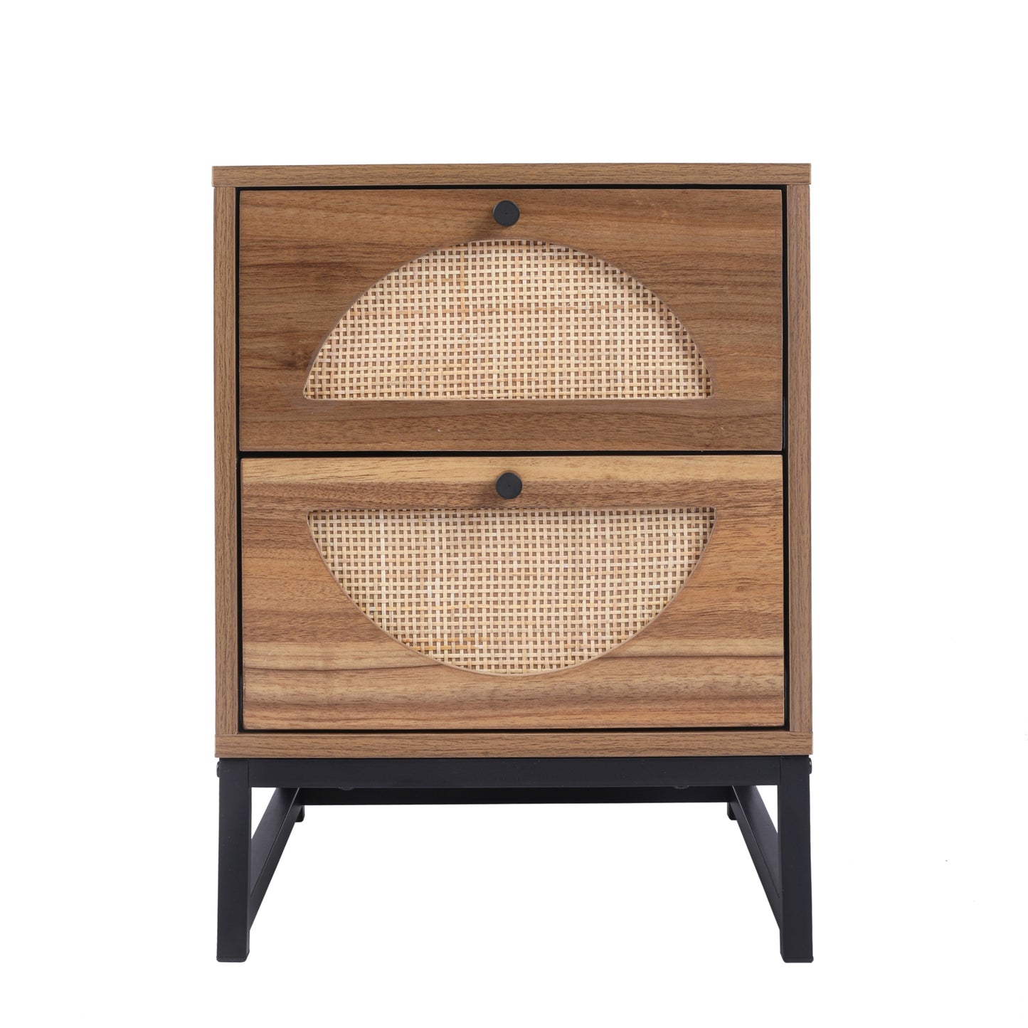 NatureNest Rattan Side Table