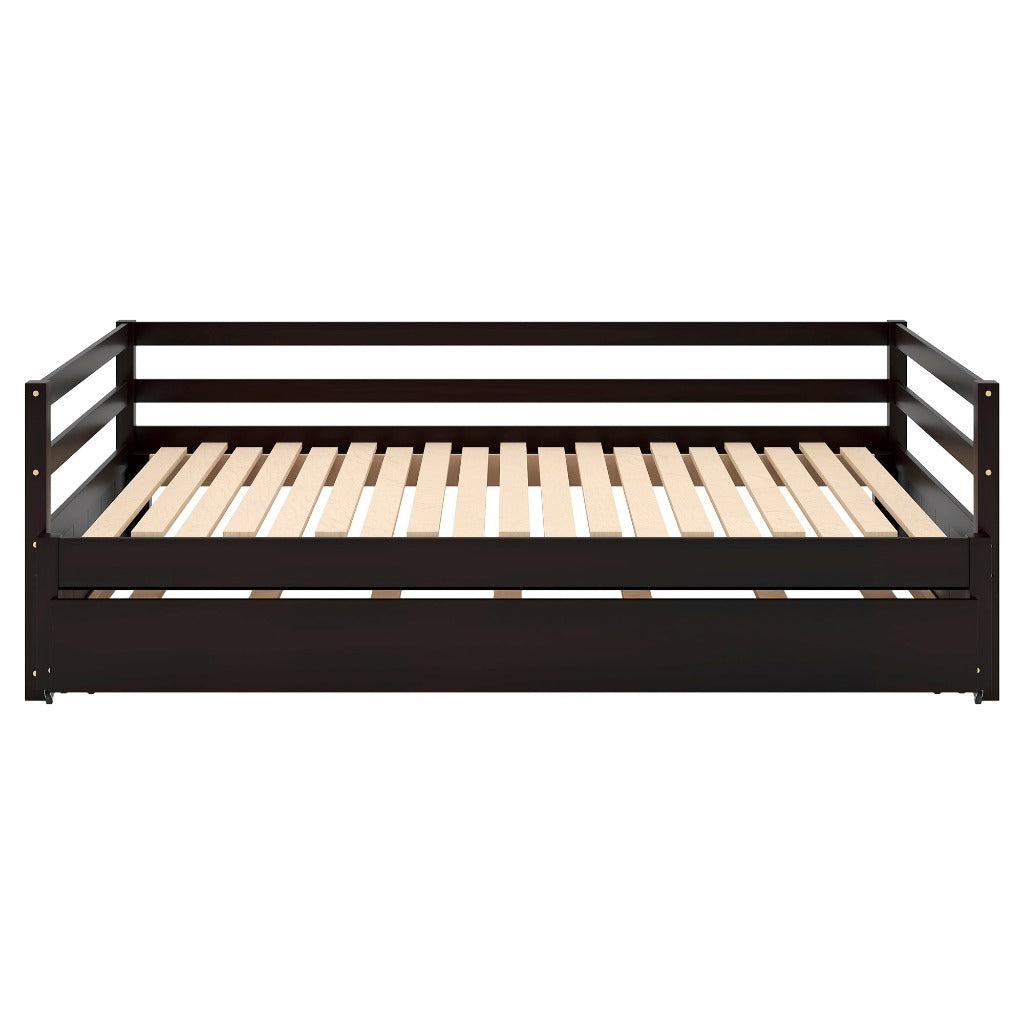 Espresso Dual-Size Daybed with Trundle