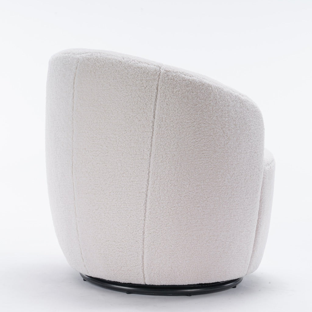 Ivory Accent Swivel Chair
