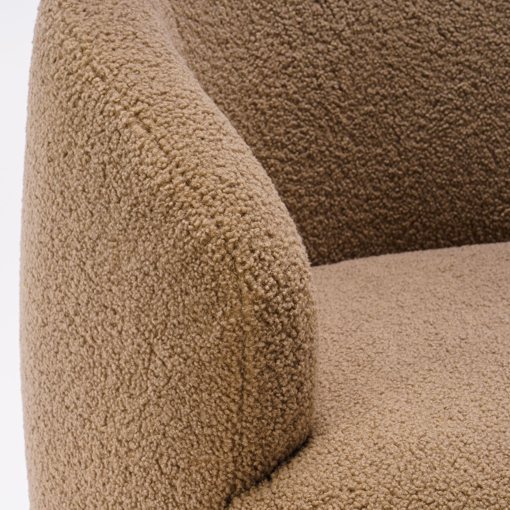 Brown Accent Swivel Chair