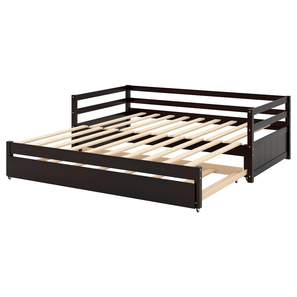 Espresso Dual-Size Daybed with Trundle