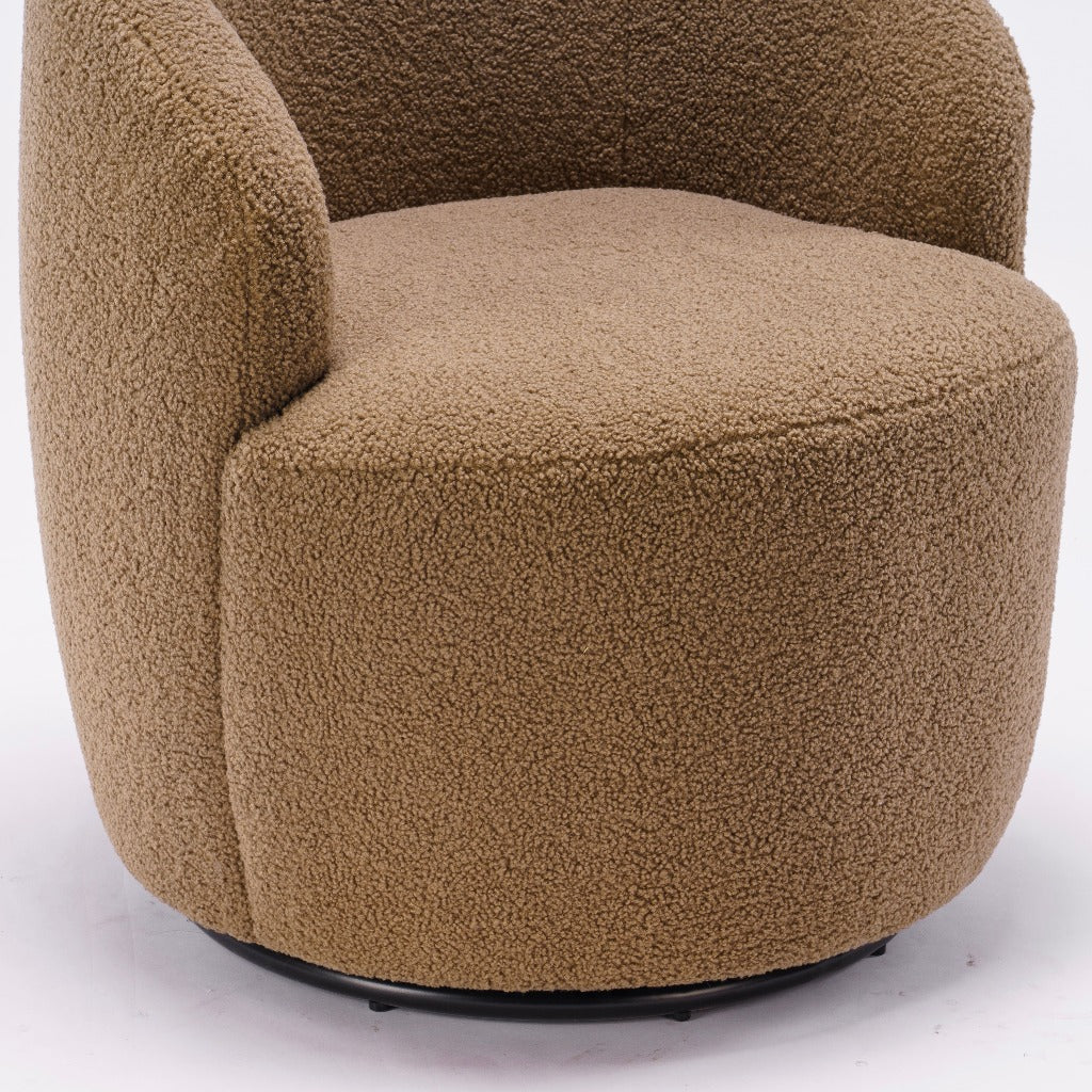 Brown Accent Swivel Chair
