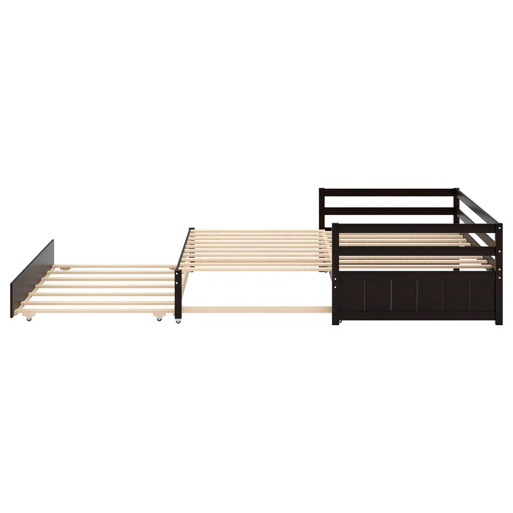 Espresso Dual-Size Daybed with Trundle