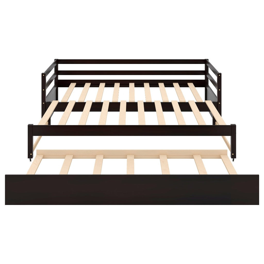 Espresso Dual-Size Daybed with Trundle