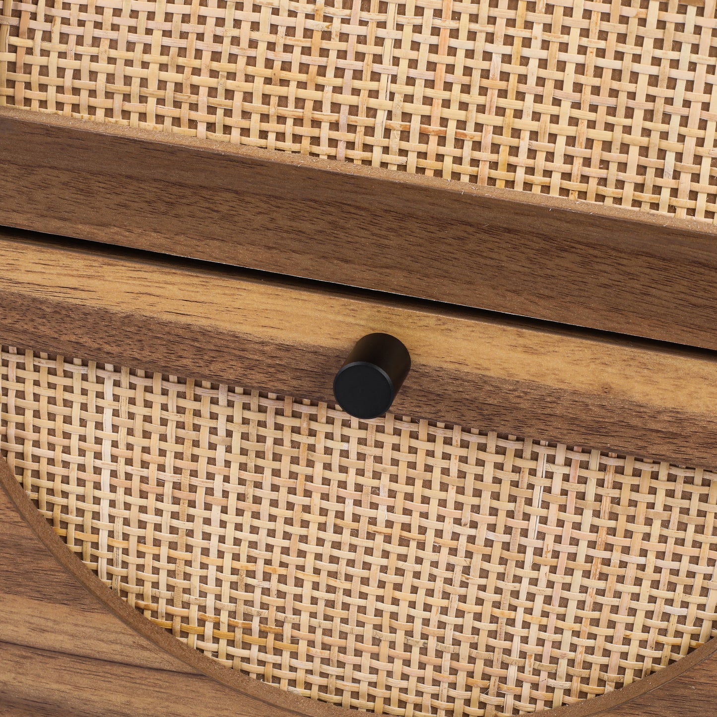 NatureNest Rattan Side Table