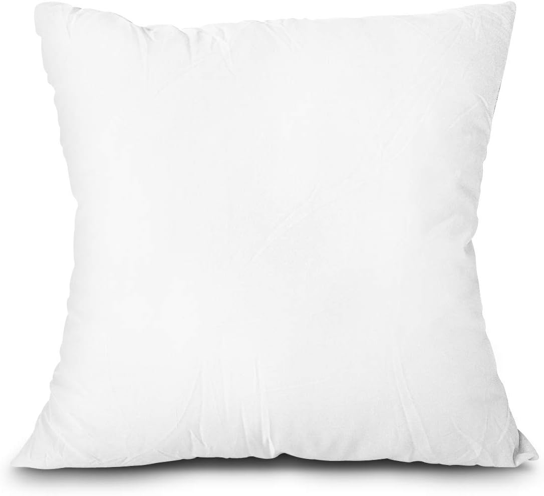 White Brushed Woven Pillow 20x20 Inch