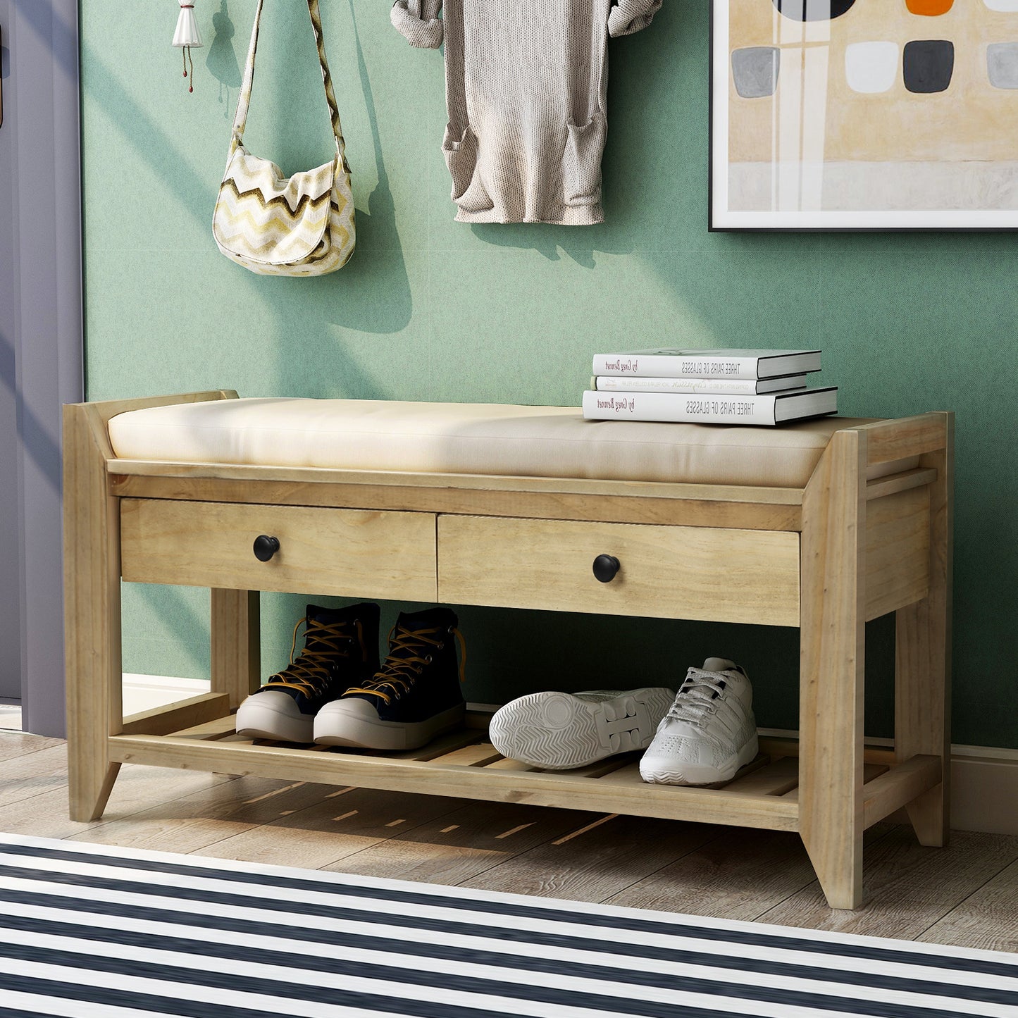 Harbor Shoe Storage Bench