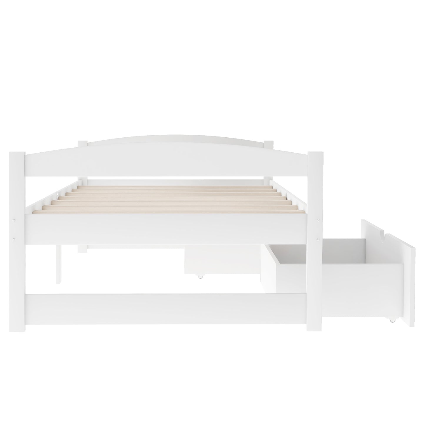 White Pine Storage Twin Bed